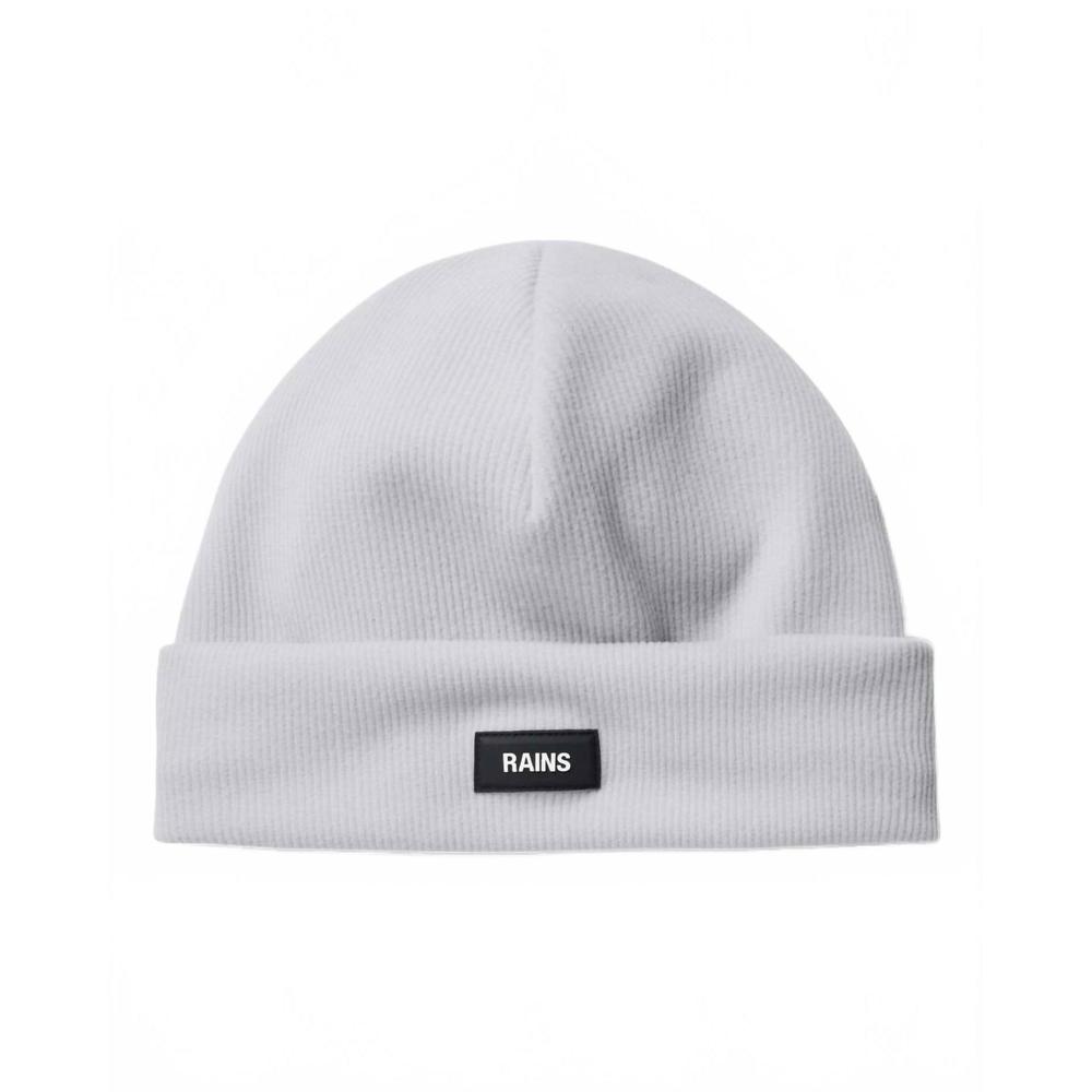 NEW RAINS men's ribbed fleece beanie in grey
